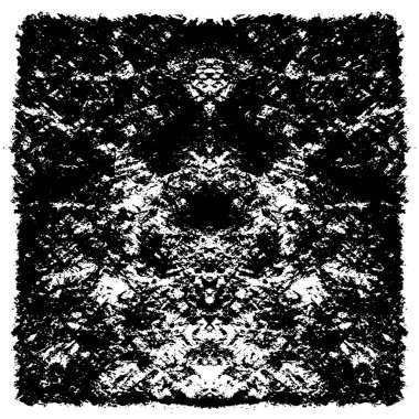 Çizik ve çatlaklarla dolu bir duvar parçası. Herhangi bir tasarım üzerine grunge illüstrasyonunu yükle. Vintage efektli soyut kumlu arkaplan