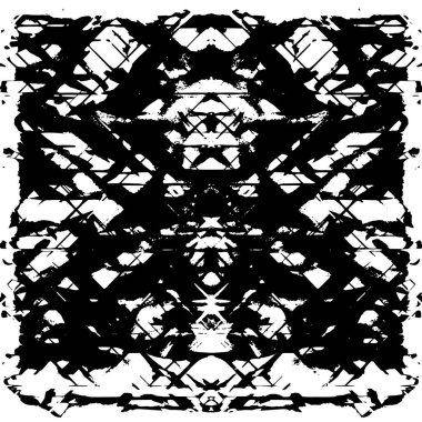 Çizik ve çatlaklarla dolu bir duvar parçası. Herhangi bir tasarım üzerine grunge illüstrasyonunu yükle. Vintage efektli soyut kumlu arkaplan