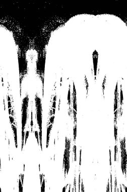 Çizik ve çatlaklarla dolu bir duvar parçası. Herhangi bir tasarım üzerine grunge illüstrasyonunu yükle. Vintage efektli soyut kumlu arkaplan