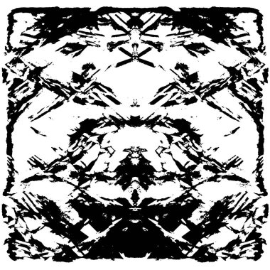 Çizik ve çatlaklarla dolu bir duvar parçası. Herhangi bir tasarım üzerine grunge illüstrasyonunu yükle. Vintage efektli soyut kumlu arkaplan