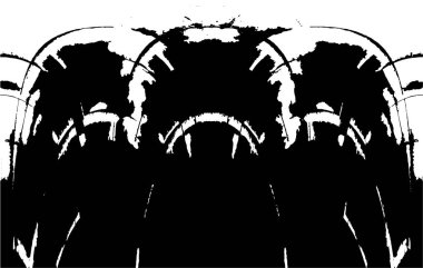 Çizik ve çatlaklarla dolu bir duvar parçası. Herhangi bir tasarım üzerine grunge illüstrasyonunu yükle. Vintage efektli soyut kumlu arkaplan