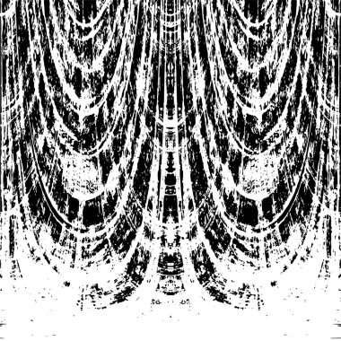 Çizik ve çatlaklarla dolu bir duvar parçası. Herhangi bir tasarım üzerine grunge illüstrasyonunu yükle. Vintage efektli soyut kumlu arkaplan