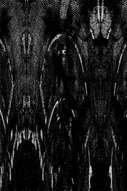 Çizik ve çatlaklarla dolu bir duvar parçası. Herhangi bir tasarım üzerine grunge illüstrasyonunu yükle. Vintage efektli soyut kumlu arkaplan