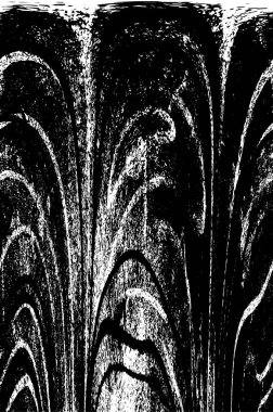 Çizik ve çatlaklarla dolu bir duvar parçası. Herhangi bir tasarım üzerine grunge illüstrasyonunu yükle. Vintage efektli soyut kumlu arkaplan