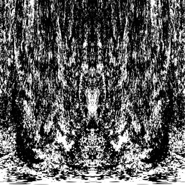 Çizik ve çatlaklarla dolu bir duvar parçası. Herhangi bir tasarım üzerine grunge illüstrasyonunu yükle. Vintage efektli soyut kumlu arkaplan