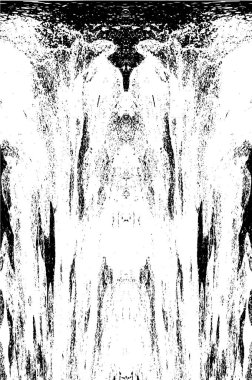 Çizik ve çatlaklarla dolu bir duvar parçası. Herhangi bir tasarım üzerine grunge illüstrasyonunu yükle. Vintage efektli soyut kumlu arkaplan