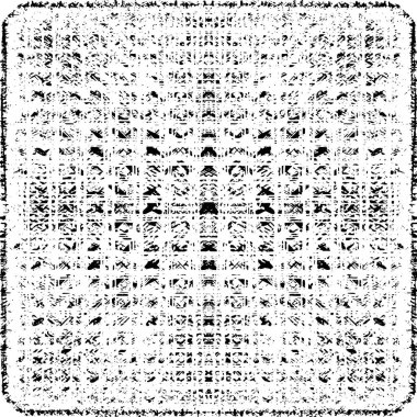 Çizik ve çatlaklarla dolu bir duvar parçası. Herhangi bir tasarım üzerine grunge illüstrasyonunu yükle. Vintage efektli soyut kumlu arkaplan