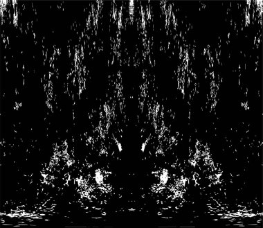 Çizik ve çatlaklarla dolu bir duvar parçası. Herhangi bir tasarım üzerine grunge illüstrasyonunu yükle. Vintage efektli soyut kumlu arkaplan