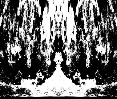 Çizik ve çatlaklarla dolu bir duvar parçası. Herhangi bir tasarım üzerine grunge illüstrasyonunu yükle. Vintage efektli soyut kumlu arkaplan