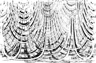 Çizik ve çatlaklarla dolu bir duvar parçası. Herhangi bir tasarım üzerine grunge illüstrasyonunu yükle. Vintage efektli soyut kumlu arkaplan