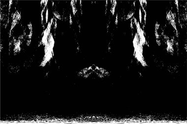 Çizik ve çatlaklarla dolu bir duvar parçası. Herhangi bir tasarım üzerine grunge illüstrasyonunu yükle. Vintage efektli soyut kumlu arkaplan