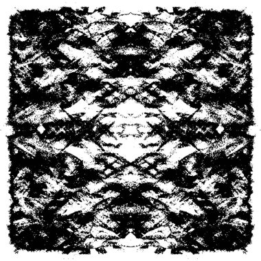 Çizik ve çatlaklarla dolu bir duvar parçası. Herhangi bir tasarım üzerine grunge illüstrasyonunu yükle. Vintage efektli soyut kumlu arkaplan