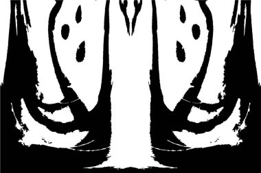 Çizik ve çatlaklarla dolu bir duvar parçası. Herhangi bir tasarım üzerine grunge illüstrasyonunu yükle. Vintage efektli soyut kumlu arkaplan