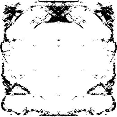 Çizik ve çatlaklarla dolu bir duvar parçası. Herhangi bir tasarım üzerine grunge illüstrasyonunu yükle. Vintage efektli soyut kumlu arkaplan