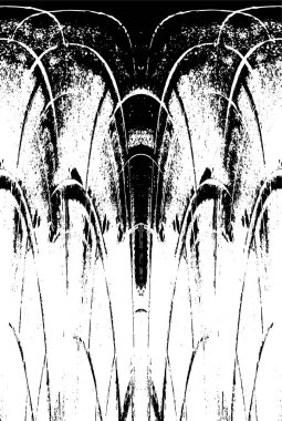 Çizik ve çatlaklarla dolu bir duvar parçası. Herhangi bir tasarım üzerine grunge illüstrasyonunu yükle. Vintage efektli soyut kumlu arkaplan