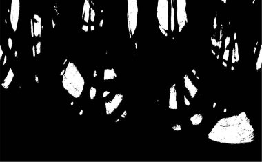 Çizik ve çatlaklarla dolu bir duvar parçası. Herhangi bir tasarım üzerine grunge illüstrasyonunu yükle. Vintage efektli soyut kumlu arkaplan