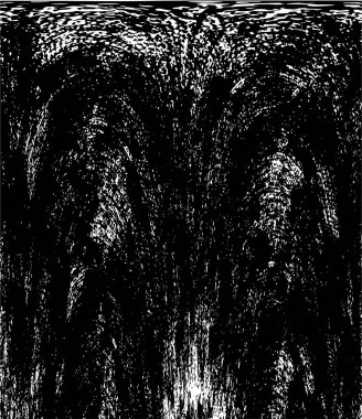 Çizik ve çatlaklarla dolu bir duvar parçası. Herhangi bir tasarım üzerine grunge illüstrasyonunu yükle. Vintage efektli soyut kumlu arkaplan