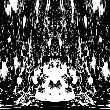 Çizik ve çatlaklarla dolu bir duvar parçası. Herhangi bir tasarım üzerine grunge illüstrasyonunu yükle. Vintage efektli soyut kumlu arkaplan