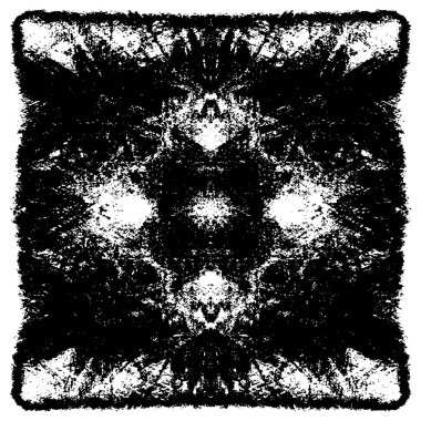 Çizik ve çatlaklarla dolu bir duvar parçası. Herhangi bir tasarım üzerine grunge illüstrasyonunu yükle. Vintage efektli soyut kumlu arkaplan