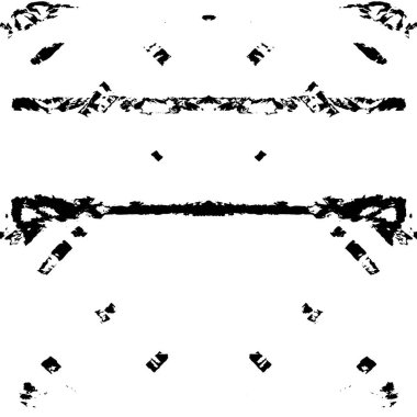 Çizik ve çatlaklarla dolu bir duvar parçası. Herhangi bir tasarım üzerine grunge illüstrasyonunu yükle. Vintage efektli soyut kumlu arkaplan