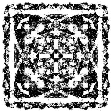 Çizik ve çatlaklarla dolu bir duvar parçası. Herhangi bir tasarım üzerine grunge illüstrasyonunu yükle. Vintage efektli soyut kumlu arkaplan