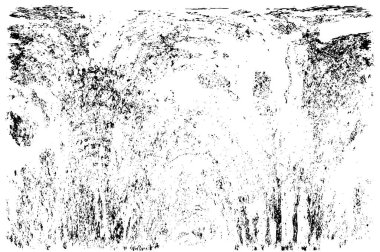 Çizik ve çatlaklarla dolu bir duvar parçası. Herhangi bir tasarım üzerine grunge illüstrasyonunu yükle. Vintage efektli soyut kumlu arkaplan