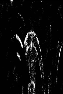 Çizik ve çatlaklarla dolu bir duvar parçası. Herhangi bir tasarım üzerine grunge illüstrasyonunu yükle. Vintage efektli soyut kumlu arkaplan