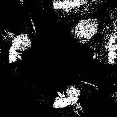 Çizik ve çatlaklarla dolu bir duvar parçası. Herhangi bir tasarım üzerine grunge illüstrasyonunu yükle. Vintage efektli soyut kumlu arkaplan