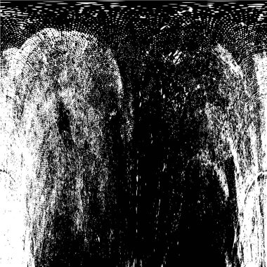 Çizik ve çatlaklarla dolu bir duvar parçası. Herhangi bir tasarım üzerine grunge illüstrasyonunu yükle. Vintage efektli soyut kumlu arkaplan