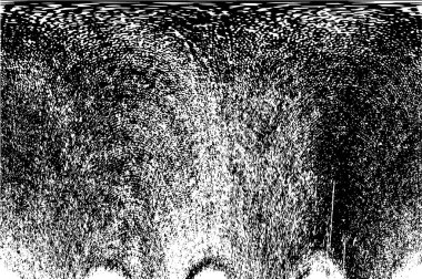 Çizik ve çatlaklarla dolu bir duvar parçası. Herhangi bir tasarım üzerine grunge illüstrasyonunu yükle. Vintage efektli soyut kumlu arkaplan