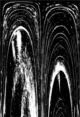 Çizik ve çatlaklarla dolu bir duvar parçası. Herhangi bir tasarım üzerine grunge illüstrasyonunu yükle. Vintage efektli soyut kumlu arkaplan