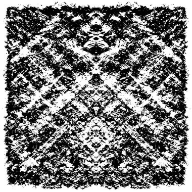 Çizik ve çatlaklarla dolu bir duvar parçası. Herhangi bir tasarım üzerine grunge illüstrasyonunu yükle. Vintage efektli soyut kumlu arkaplan