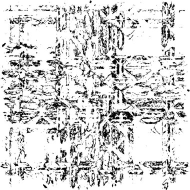 Çizik ve çatlaklarla dolu bir duvar parçası. Herhangi bir tasarım üzerine grunge illüstrasyonunu yükle. Vintage efektli soyut kumlu arkaplan