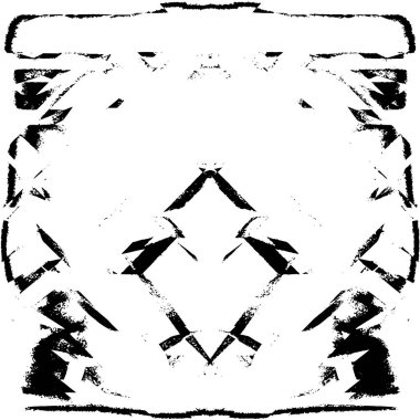 Çizik ve çatlaklarla dolu bir duvar parçası. Herhangi bir tasarım üzerine grunge illüstrasyonunu yükle. Vintage efektli soyut kumlu arkaplan