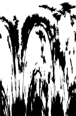 Grunge black and white pattern. Monochrome particles abstract texture. Background of cracks, scuffs, chips, stains, ink spots, lines. Dark design background surface. Gray printing element