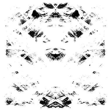 Grunge black and white pattern. Monochrome particles abstract texture. Background of cracks, scuffs, chips, stains, ink spots, lines. Dark design background surface. Gray printing element