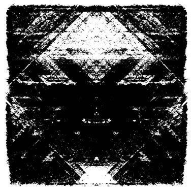 Grunge black and white pattern. Monochrome particles abstract texture. Background of cracks, scuffs, chips, stains, ink spots, lines. Dark design background surface. Gray printing element