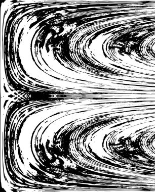 Grunge black and white pattern. Monochrome particles abstract texture. Background of cracks, scuffs, chips, stains, ink spots, lines. Dark design background surface. Gray printing element