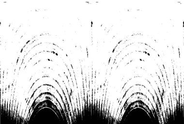 Grunge black and white pattern. Monochrome particles abstract texture. Background of cracks, scuffs, chips, stains, ink spots, lines. Dark design background surface. Gray printing element