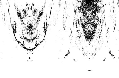 Grunge black and white pattern. Monochrome particles abstract texture. Background of cracks, scuffs, chips, stains, ink spots, lines. Dark design background surface. Gray printing element