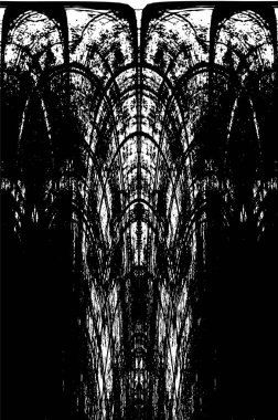 Grunge black and white pattern. Monochrome particles abstract texture. Background of cracks, scuffs, chips, stains, ink spots, lines. Dark design background surface. Gray printing element