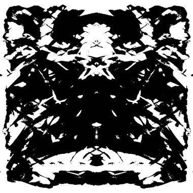 Grunge black and white pattern. Monochrome particles abstract texture. Background of cracks, scuffs, chips, stains, ink spots, lines. Dark design background surface. Gray printing element