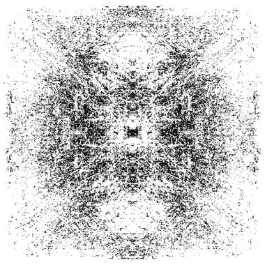 Grunge black and white pattern. Monochrome particles abstract texture. Background of cracks, scuffs, chips, stains, ink spots, lines. Dark design background surface. Gray printing element