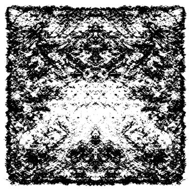 Grunge black and white pattern. Monochrome particles abstract texture. Background of cracks, scuffs, chips, stains, ink spots, lines. Dark design background surface. Gray printing element