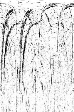 Grunge black and white pattern. Monochrome particles abstract texture. Background of cracks, scuffs, chips, stains, ink spots, lines. Dark design background surface. Gray printing element