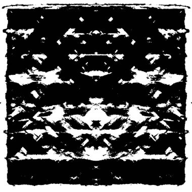 Grunge black and white pattern. Monochrome particles abstract texture. Background of cracks, scuffs, chips, stains, ink spots, lines. Dark design background surface. Gray printing element