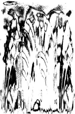 Grunge black and white pattern. Monochrome particles abstract texture. Background of cracks, scuffs, chips, stains, ink spots, lines. Dark design background surface. Gray printing element