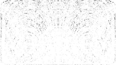 Grunge black and white pattern. Monochrome particles abstract texture. Background of cracks, scuffs, chips, stains, ink spots, lines. Dark design background surface. Gray printing element