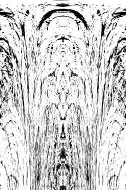 Grunge black and white pattern. Monochrome particles abstract texture. Background of cracks, scuffs, chips, stains, ink spots, lines. Dark design background surface. Gray printing element