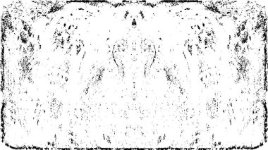 Grunge black and white pattern. Monochrome particles abstract texture. Background of cracks, scuffs, chips, stains, ink spots, lines. Dark design background surface. Gray printing element